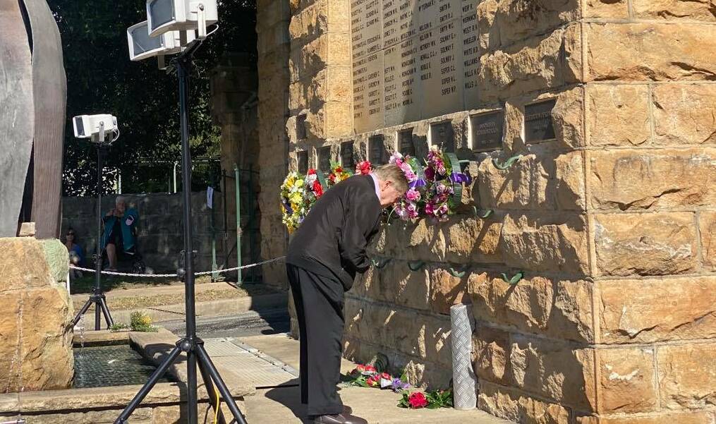 LEST WE FORGET: While Anzac Day 2021 looked a little different in the Shoalhaven, over 300 residents, veterans and families still turned out for Nowra's wreath-laying ceremony to commemorate those who served our country. Image: Grace Crivellaro.