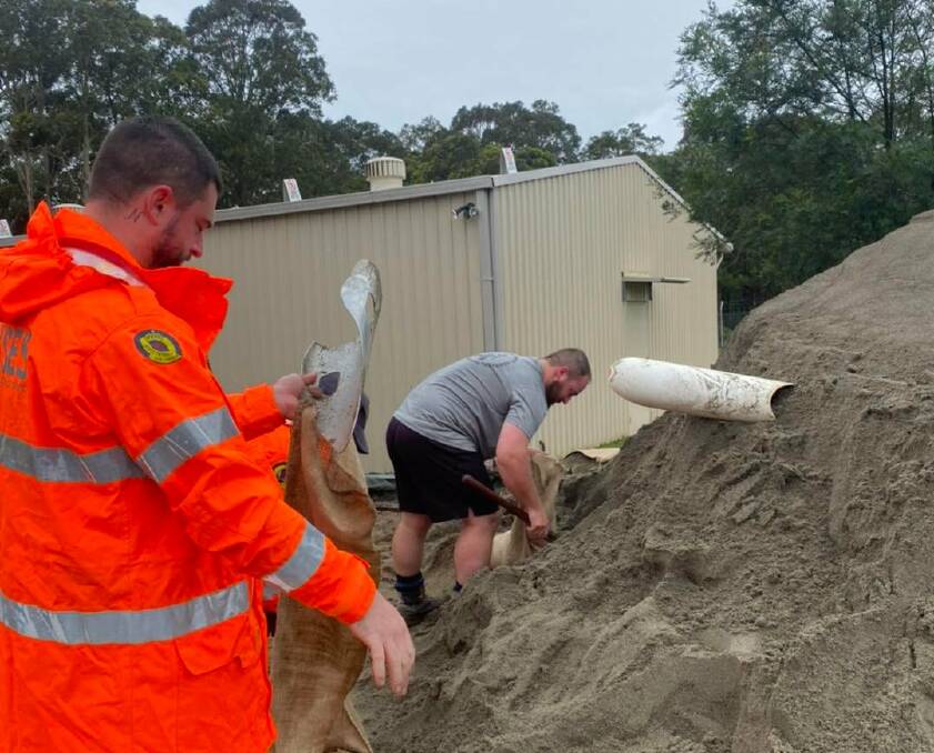 PREPARATION: There has been an "unprecedented demand" for sandbags at local SES units but there are still plenty available. Image: supplied