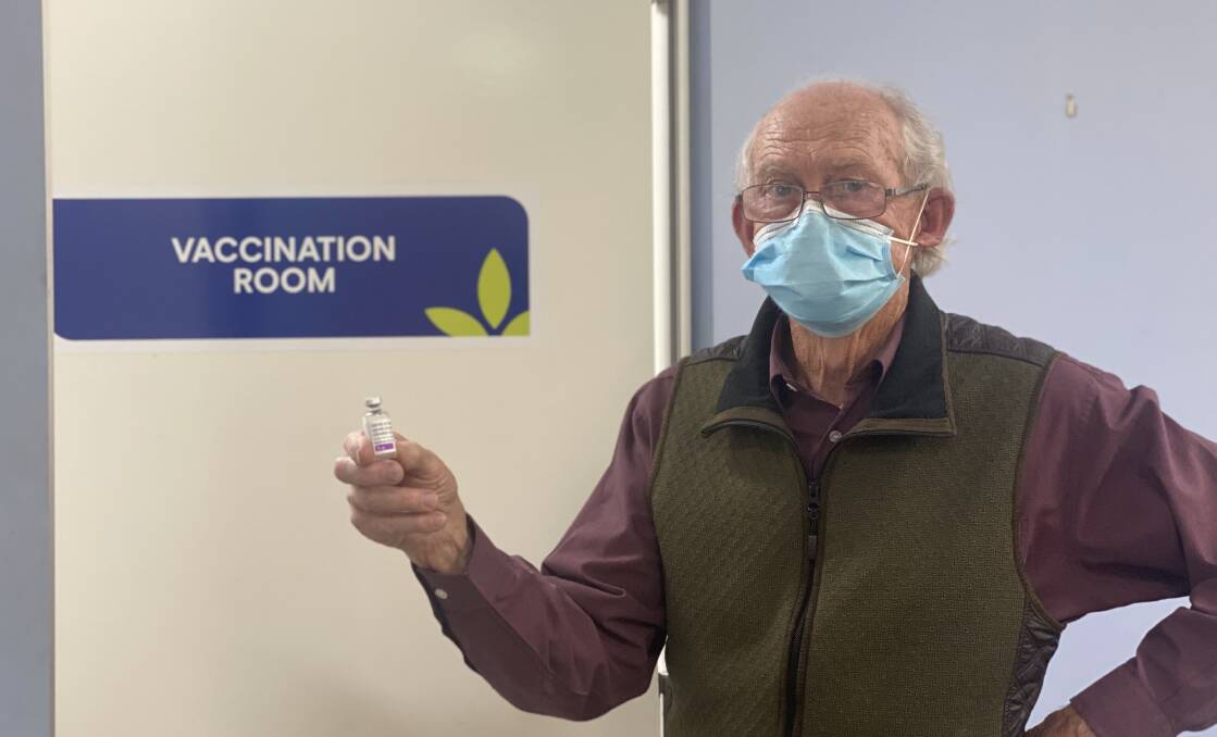 JOINING THE FIGHT: Blooms the Chemist Nowra Junction pharmacist John Hallihan said he is delighted to be helping with the rollout. Image: Grace Crivellaro