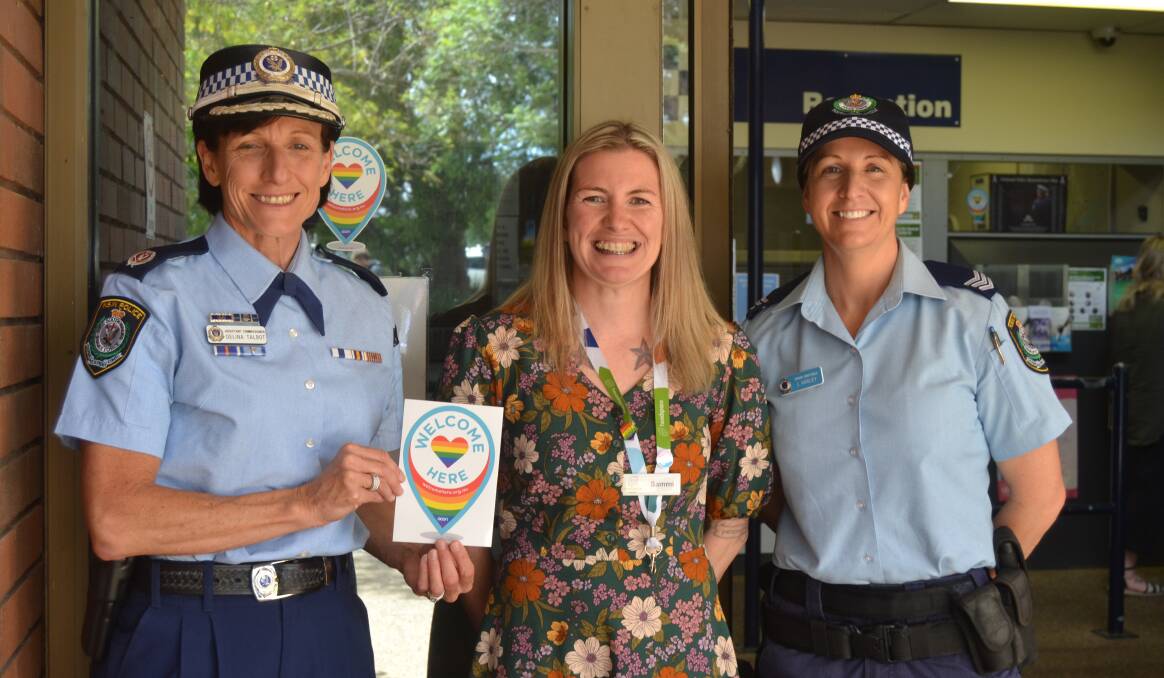  Assistant Commissioner Gelina Talbot met with Sammi Stiff of Headspace Nowra.