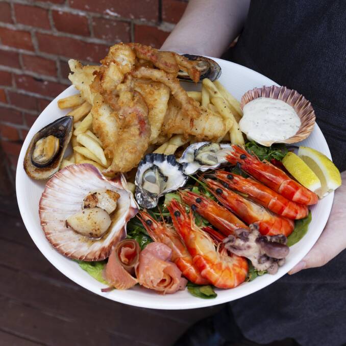 SEAFOOD PLATTER: One of the takeaway options available at The Butter Factory which can be ordered online.