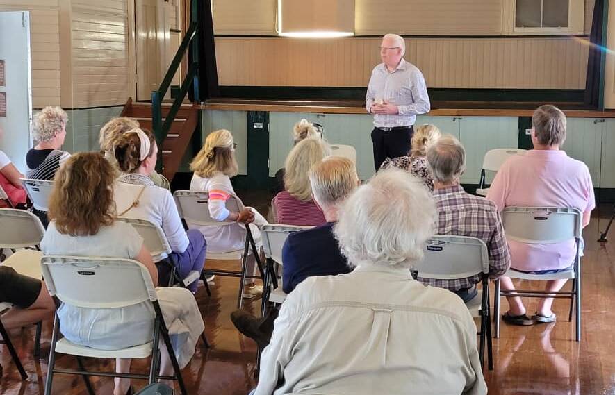 Kiama MP Gareth Ward heard the frustrations of Kangaroo Valley residents at a public meeting on Monday, with some voicing they are unable to get to work or take their children to school at the Southern Highlands.