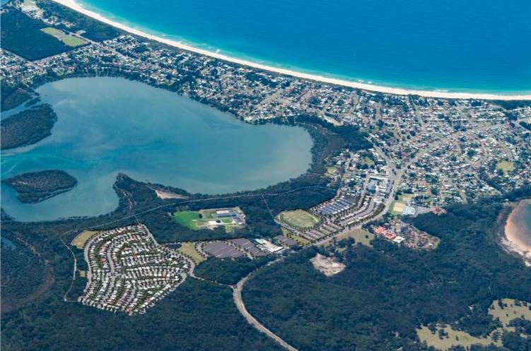 APPROVED: An aerial image of what the West Culburra development could look like. File image.