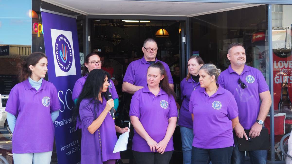 The Independent group, Community First Shoalhaven, lead by councillor Nina Digiglio, did not appear on the NSW Electoral Commission website yesterday.
