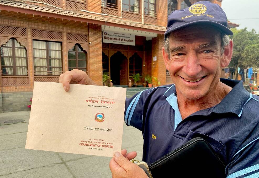 Ken Hutt was named as expedition leader on climbing permit obtained from the Nepalese Government's Department of Tourism. Picture: Joe Carter.
