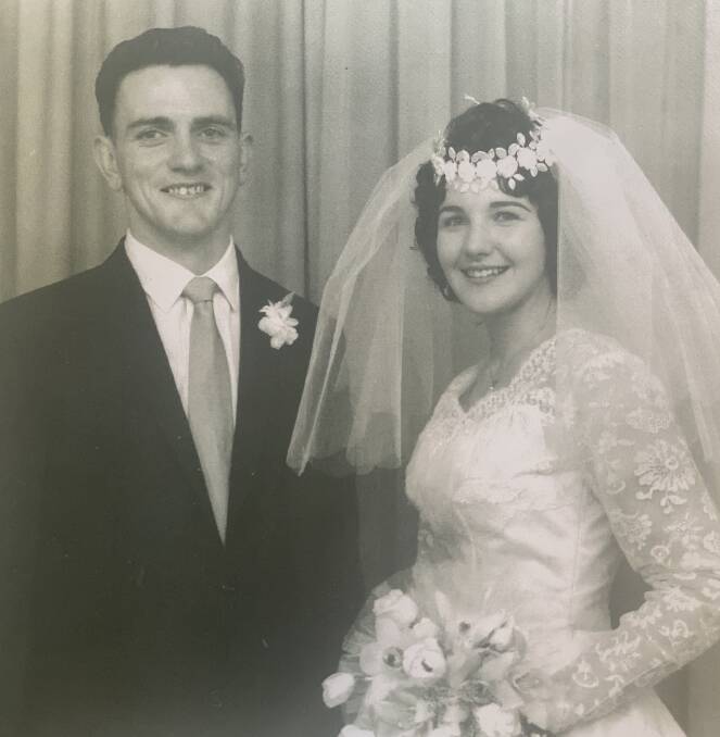 60 YEARS: Lindsay and Gai Hills got married at St Luke's Anglican Church, Berry, on October 28, 1961.