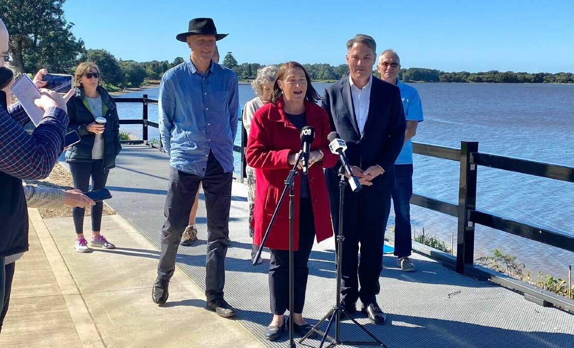 Labor's incumbent Gilmore MP Fiona Phillips announced $1.5 million to protect local riverbanks on Tuesday. Picture: supplied.