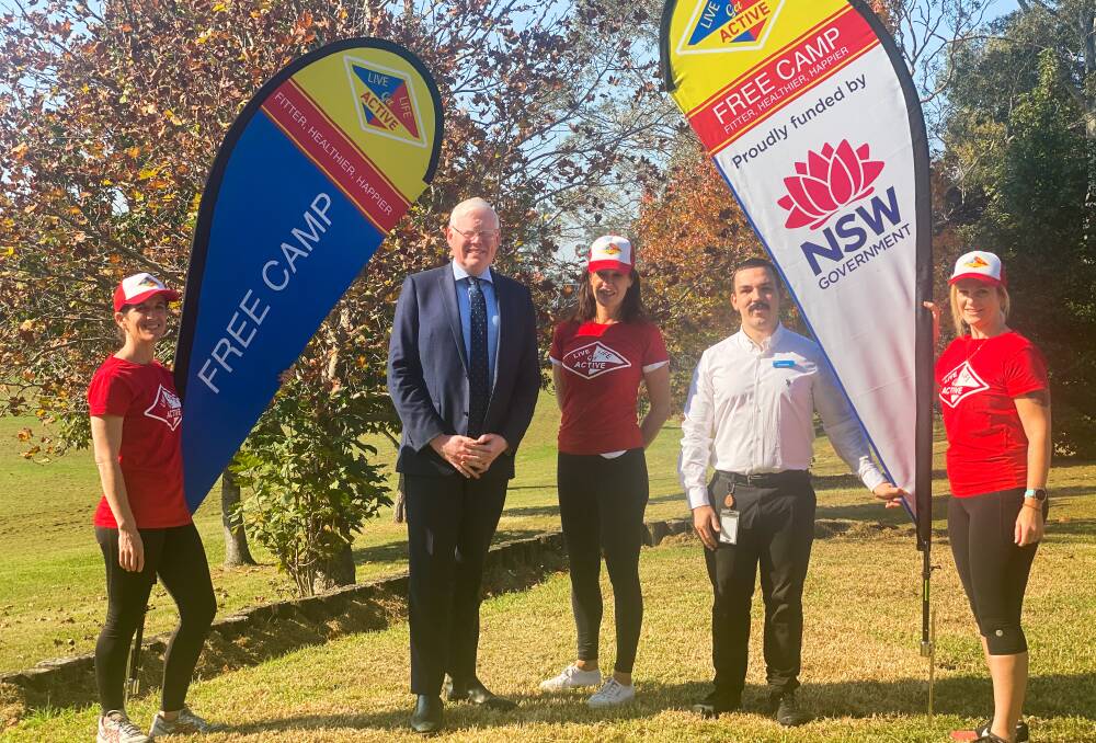 LIVE LIFE GET ACTIVE: Kiama MP Gareth Ward and CEO of Live Life Get Active met at Thurgate Oval this morning, where the $73,000 funding was announced. Image: Grace Crivellaro.