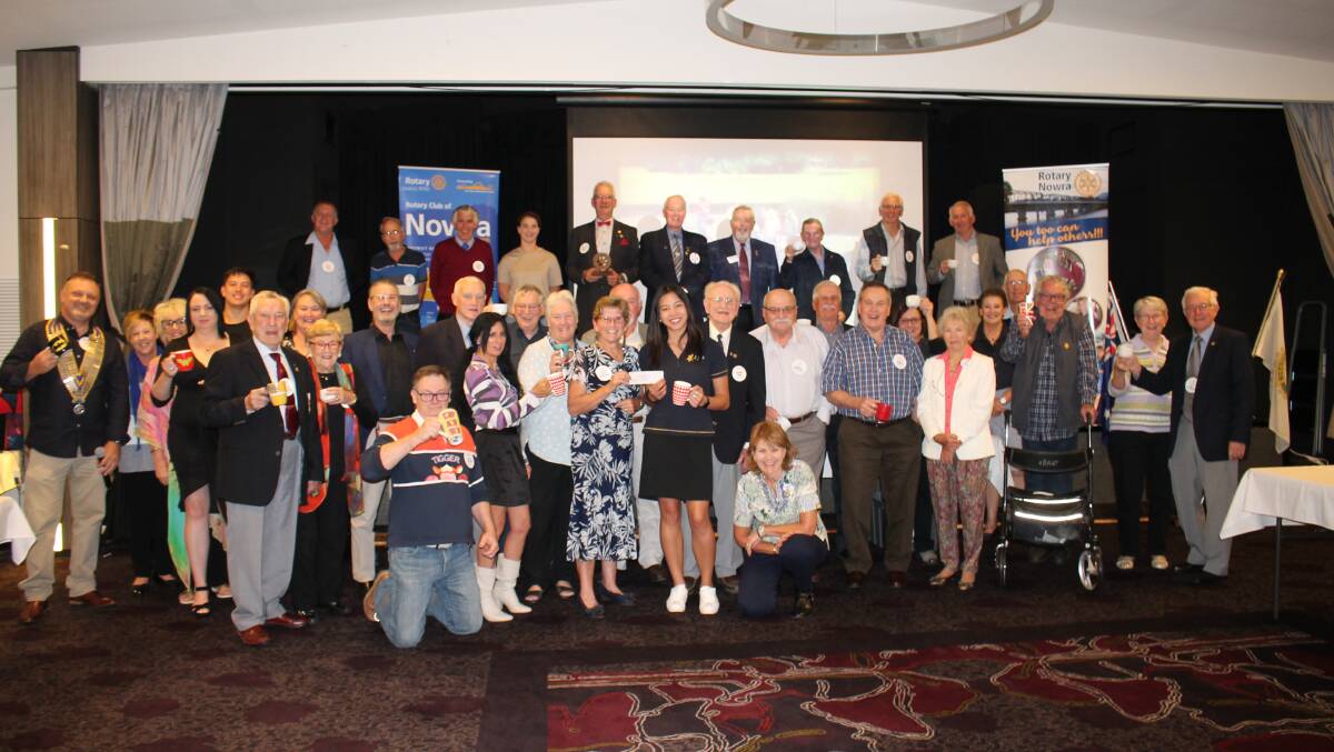Rotarians, Partners and Friends of Rotary at the 86th anniversary dinner.