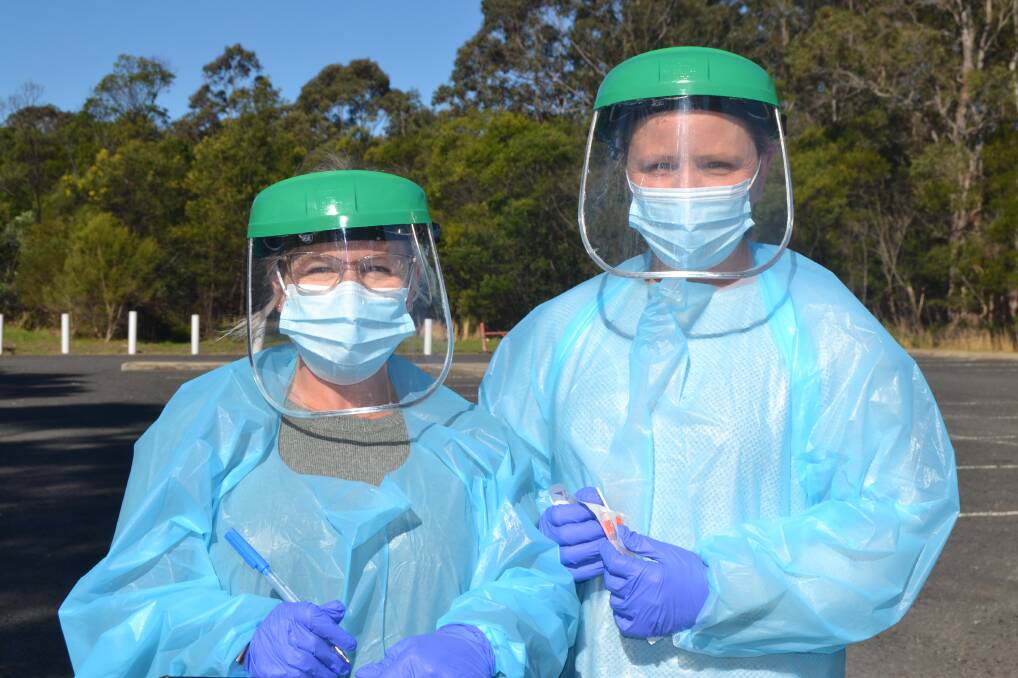 KITTED OUT: The Southern IML Pathology collectors said the outdoor job can get more difficult depending on the weather.