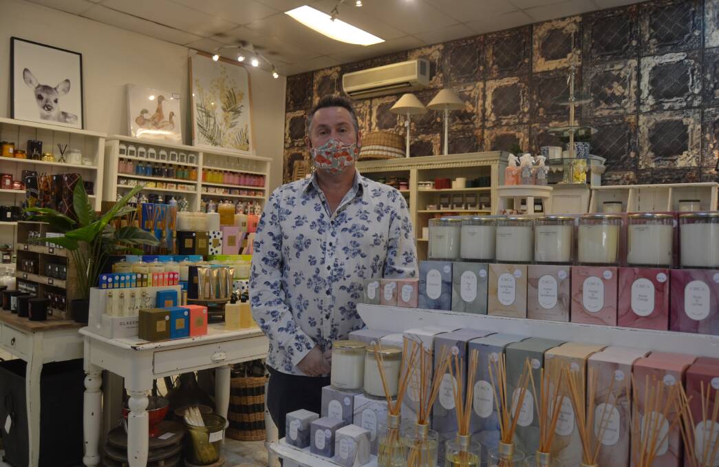 GRATEFUL: After a tough year and a half - with bushfires, floods and the pandemic - owner of Candleberries Rai Schornegg said he is grateful for local support. 