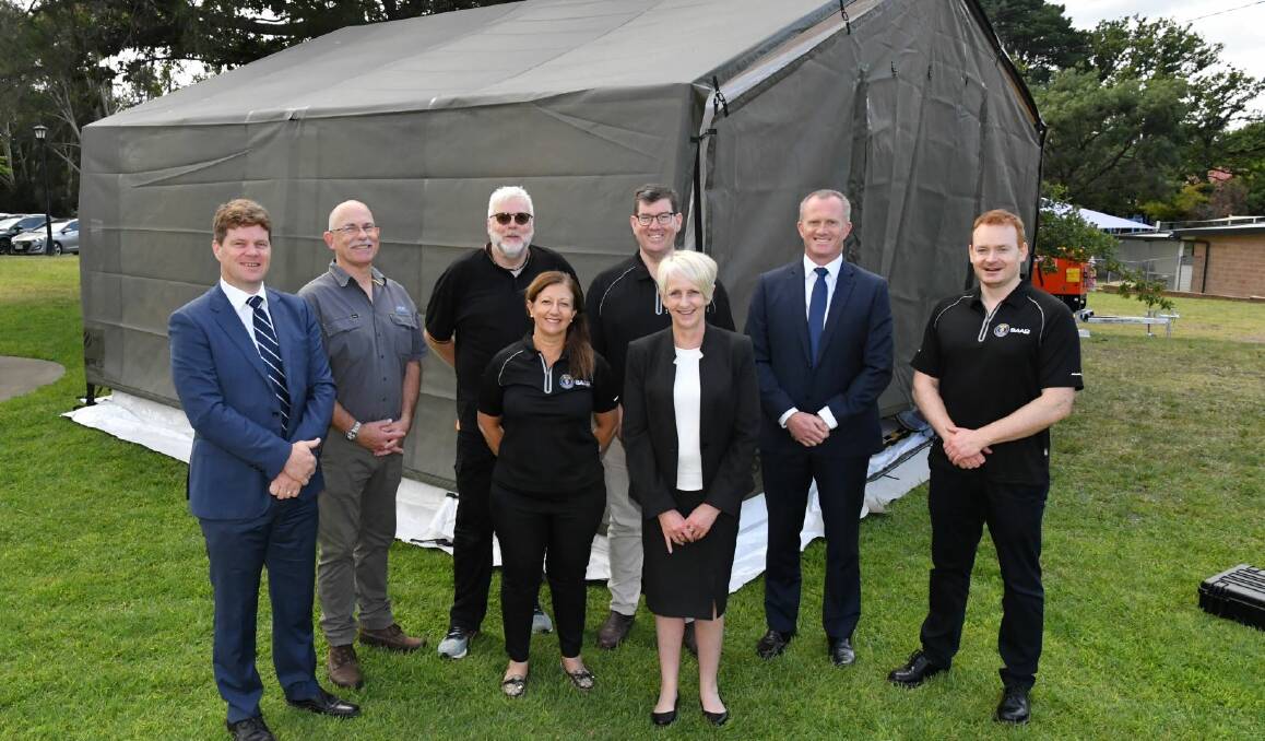 NEW PARTNERSHIP: Shoalhaven-based business Global Defence Solutions has been selected by Saab Australia to enter into a partnership, providing the manufacture of mobile camouflage. Image: supplied by GDS.