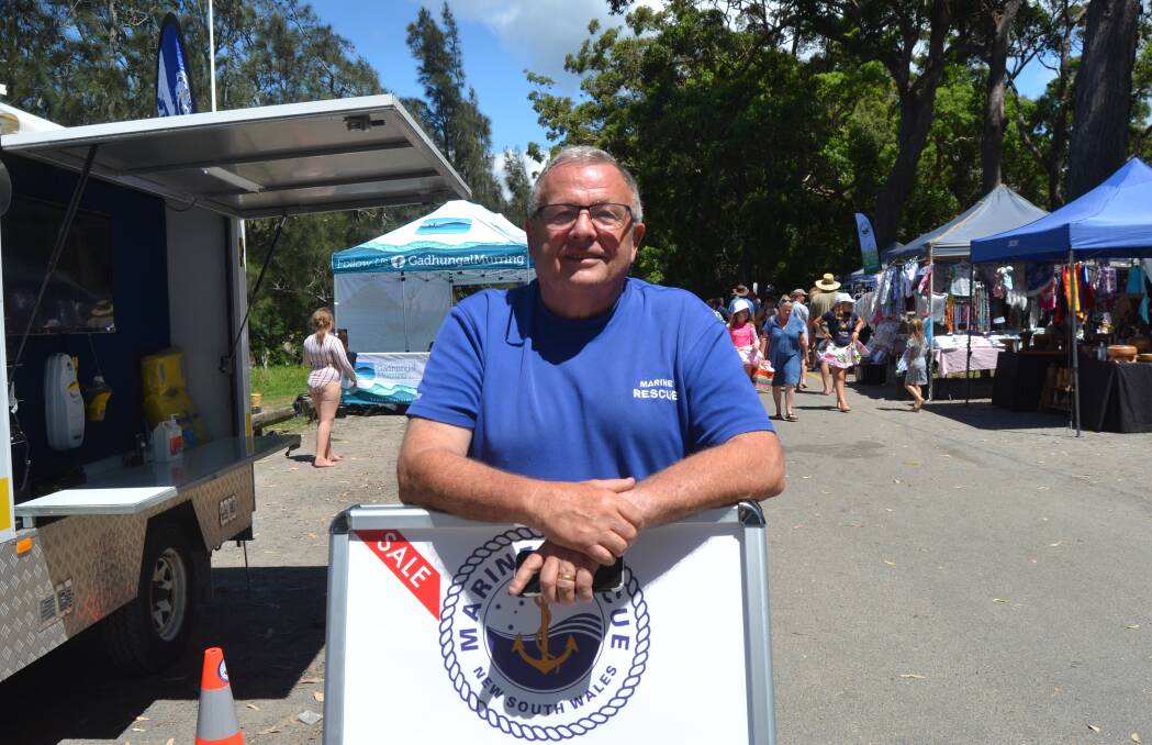 Marine Rescue NSW Jervis Bay unit commander Tony Dagger said he was pleased with the turn out for this year's duck derby. Image: Grace Crivellaro.