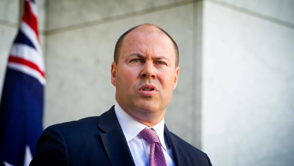Treasurer Josh Frydenberg said COVID-disaster payments were emergency payments and can't be continued "forever". File image. 