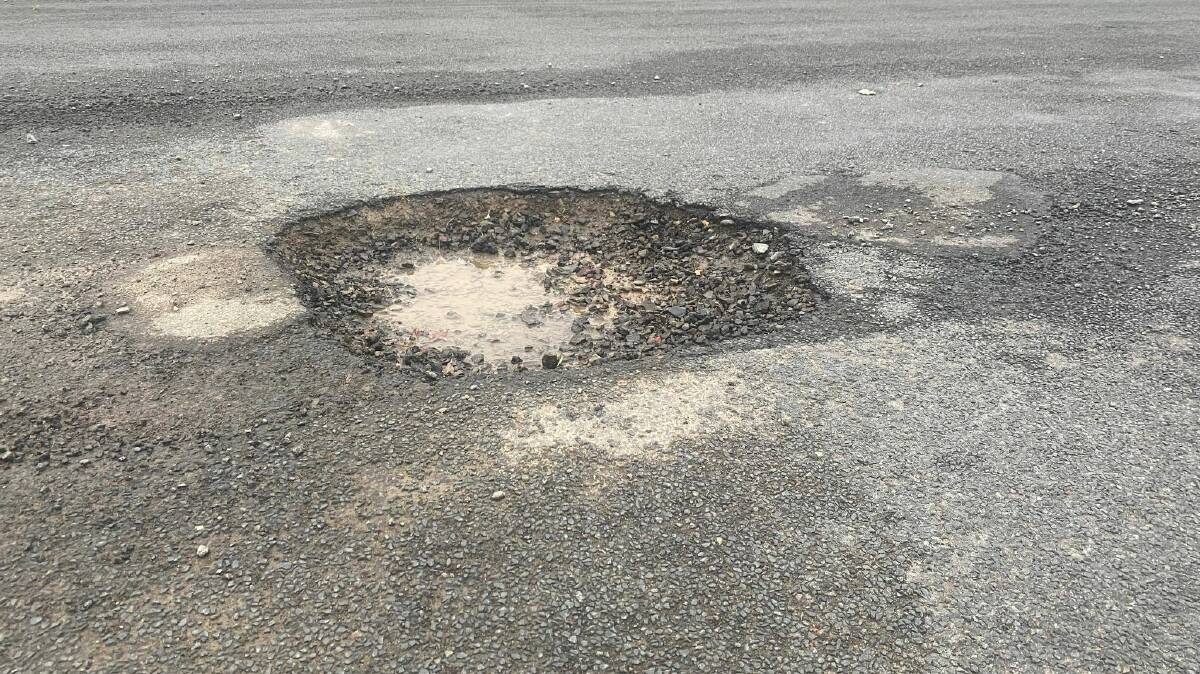 POTHOLES: Shoalhaven City Council staff are working to repair the local road network after the damage was assessed. Picture: Grace Crivellaro.
