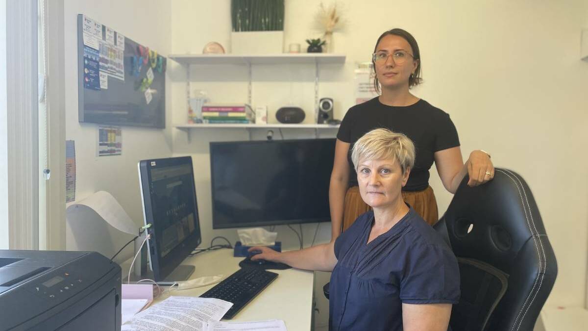 NURSES: Shoalhaven Family Medical Centre's mental health nurses, Nicola Rice and Gabrielle Warrington, expressed concerns for their patients after the announcement over MBS changes was made last year. Picture: Grace Crivellaro.