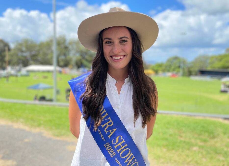 SHOW TIME: 2022 Nowra Showgirl Imogen Clarke was thrilled the much-loved agricultural event was able to go ahead despite uncertainty surrounding the pandemic. Image: Grace Crivellaro.
