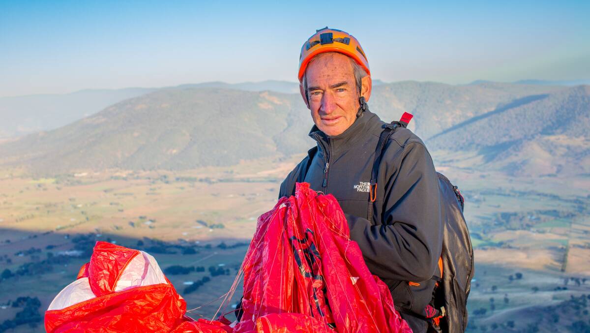 HURDLE: Rotarian and paraglider Ken Hutt was 150 metres away from Camp Three at Mount Everest, but was forced to turn back after contracting a chest infection. Picture: Joe Carter.