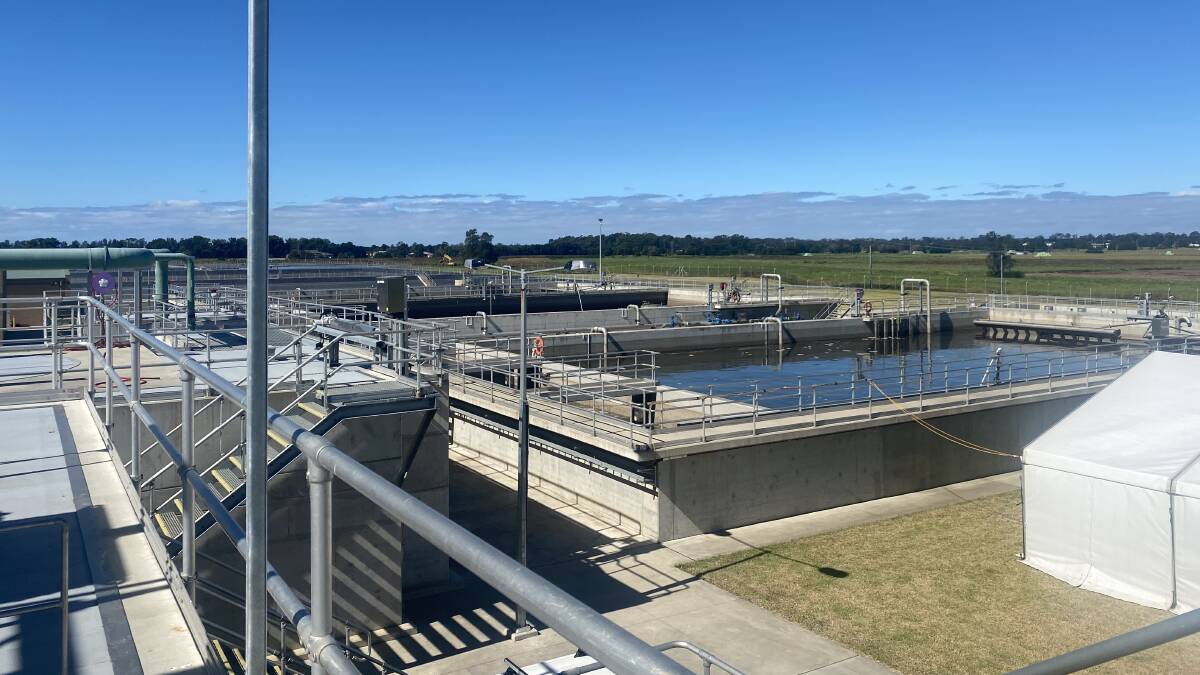 On top of the Shoalhaven City Council's Reclaimed Water Management Scheme plant, which was revealed Wednesday, April 21.