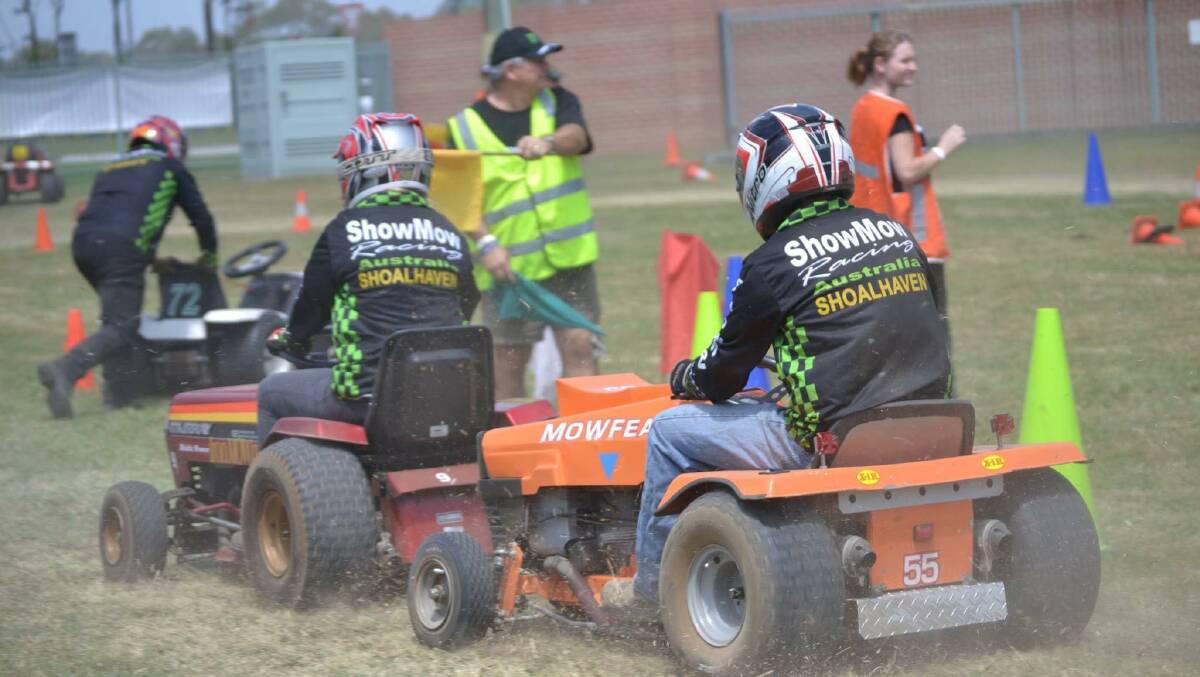 Running in the Shoalhaven since 2004, Showmow Racing Australia is a community group of lawnmower racing enthusiasts that are excited to hit their new track. Image supplied.
