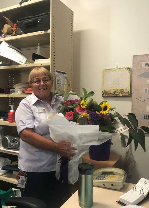 CONGRATULATIONS: Nowra's Sandra Ellis wrapped up 48 years with the Shoalhaven Hsopital last Thursday, April 15.