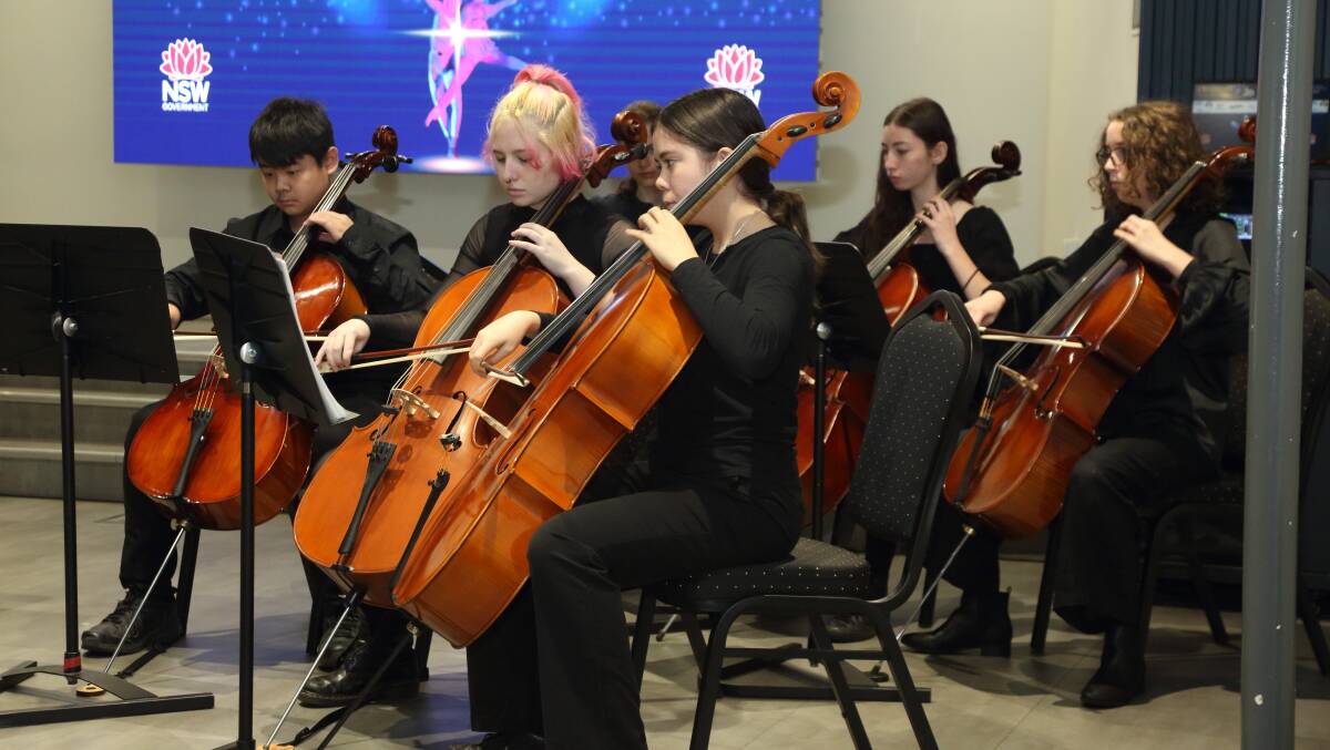A string ensemble made up of Wollongong High School of the Performing Arts and Smiths Hill High School students will perform hits like Adele's Set Fire to the Rain. Picture: supplied.