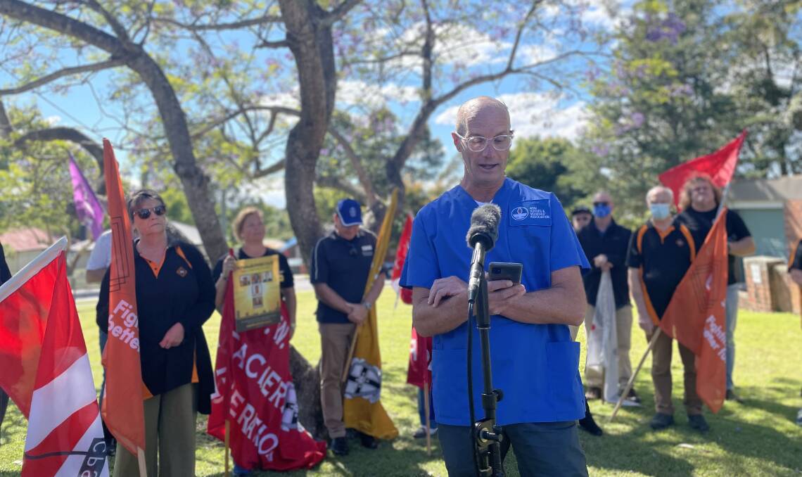 STAFF SHORTAGE: Michael Clarke, president of the NSW Nurses and Midwives' Association's Shoalhaven branch, said nurses at the hospital are being stretched to their limits during the Omicron wave and busy holiday period. File image taken November 2021 by Grace Crivellaro.