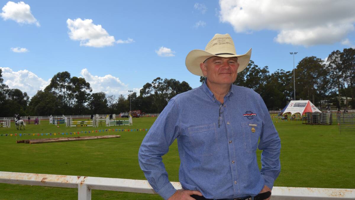 ALL SYSTEMS GO: President of the Nowra Show Society, Mark Stewart, is thrilled the Nowra Show could go ahead despite uncertainty surrounding the pandemic. Image: Grace Crivellaro.
