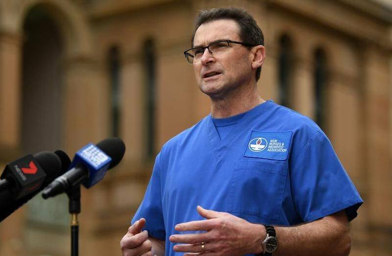 STAFF BURNING OUT: General secretary of the NSW Nurses and Midwives Council Brett Holmes said the government is "blind and deaf" to what goes on inside hospitals. 