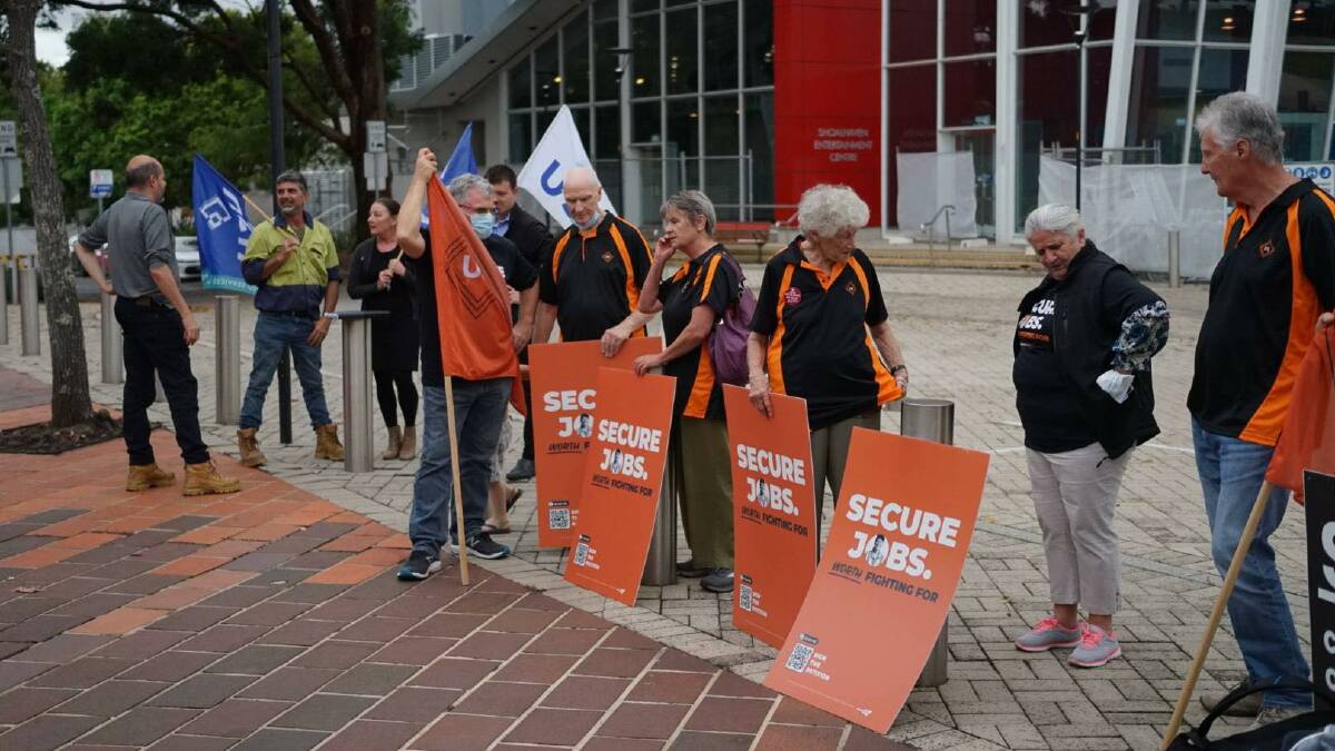 Union members fear the decision to outsource public toilet cleaners could lead to outsourcing jobs in the future. Image: supplied.