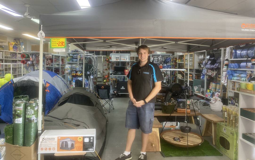 CAMPING AND LEISURE: Jolly Olly's opened a camping and leisure store in Stewart Place on Wednesday. Image: Grace Crivellaro