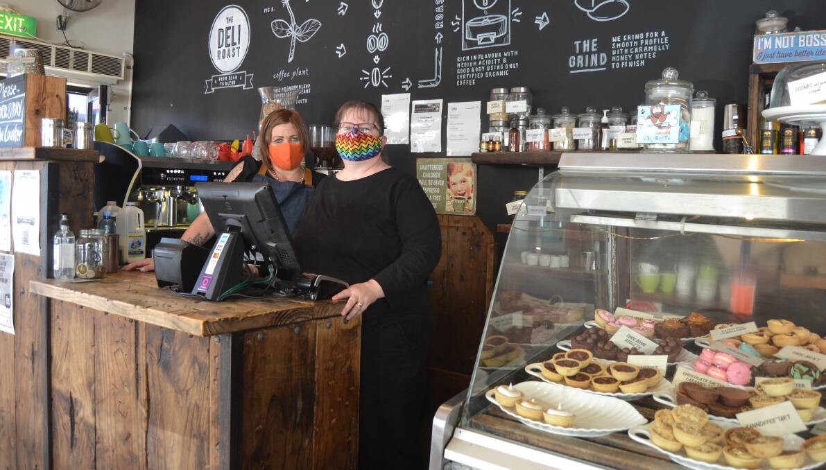 SUPPORT LOCAL: Owner of The Deli on Kinghorne Street Tonya Hughes said the cafe is usually "packed to the rafters" during the school holiday period, but COVID-19 has slowed down trade.