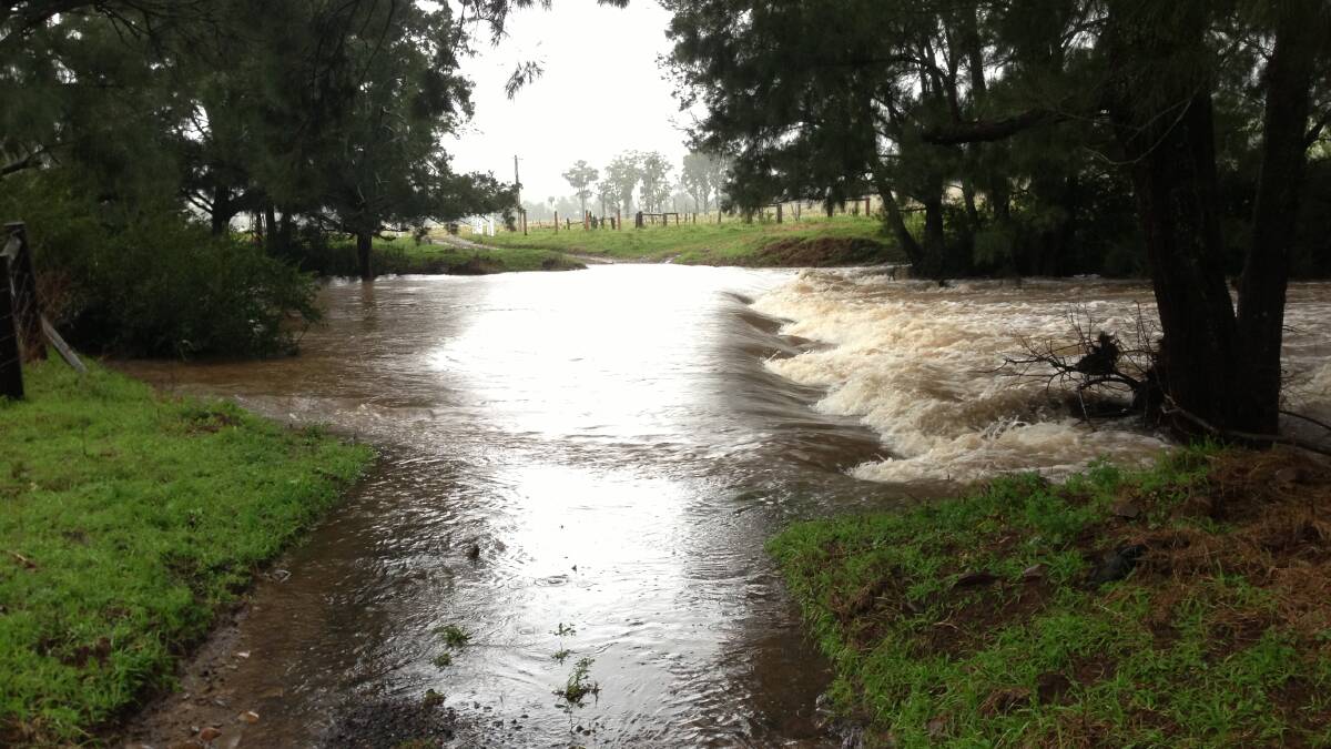 FLOODS HIT THE FARM: A Taste of Paradise Farm in Berry is likely to be closed due to the floods blocking access to the entrance. Image: supplied.