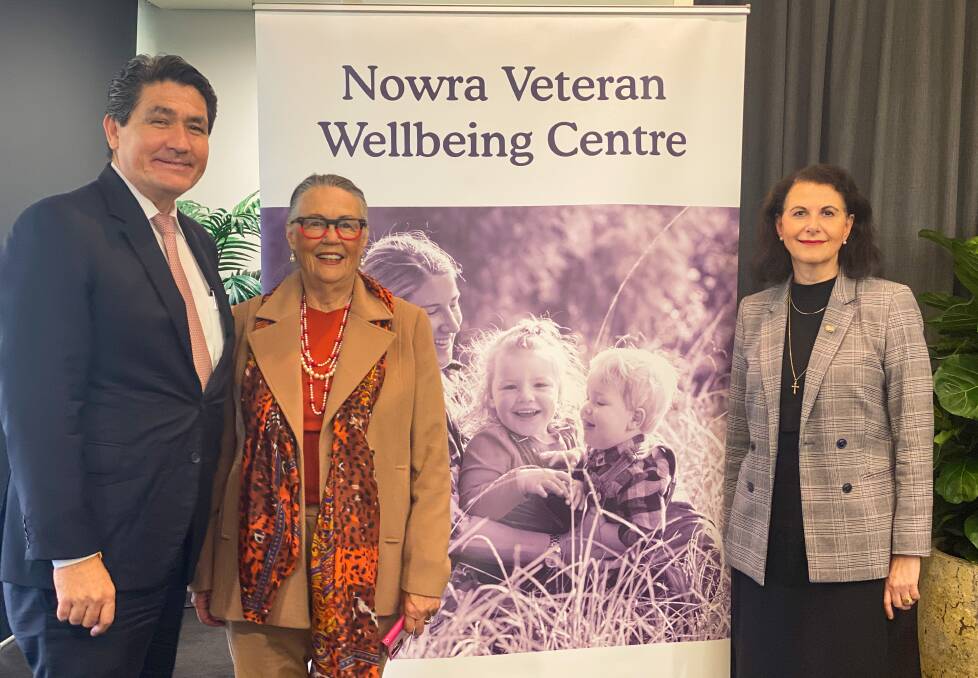 New South Wales Minister for Veterans Geoff Lee Minister said the Commonwealth Government donated $5 million to the Nowra Veteran Wellbeing Centre in Nowra.