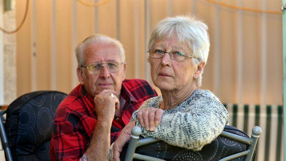 Sanctuary Point's Wally and Betty Bourke: file image.