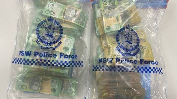 INVESTIGATIONS: police seized $500,000 cash from a safe.