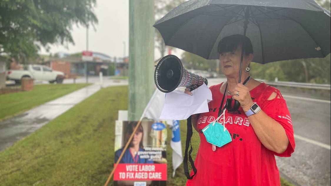 Illawarra aged care nurse Sue Walton said she has been fighting for improved staff to patient ratios in the sector for years. Picture: Grace Crivellaro.