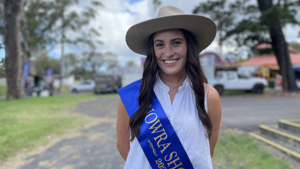 Nowra Showgirl 2022 Imogen Clarke at the Nowra Show in February. Image: Grace Crivellaro.