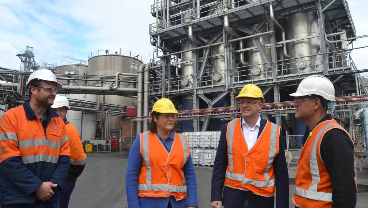 MANILDRA GROUP: Opposition Leader Anthony Albanese was invited by Gilmore MP Fiona Phillips to take a tour of the Manildra Group flour mill in Bomaderry on Monday.