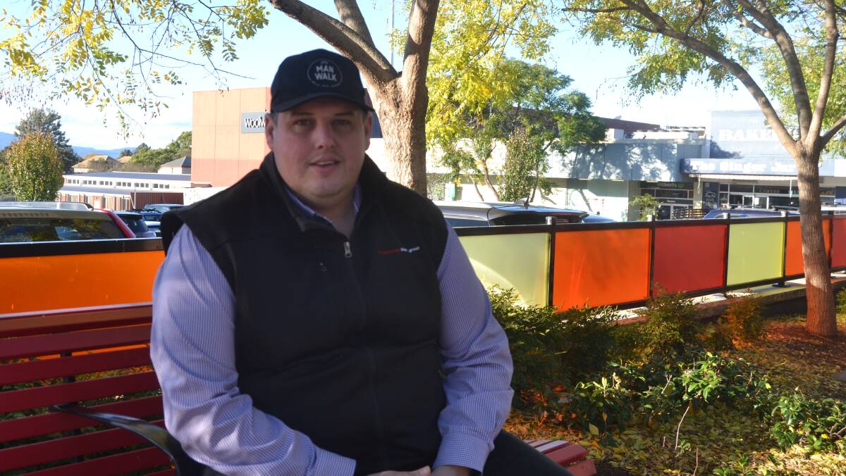 POWER OF A CONVERSATION: Gary Southam, 37, said he joined The Man Walk in Nowra to connect with other men and build connections.