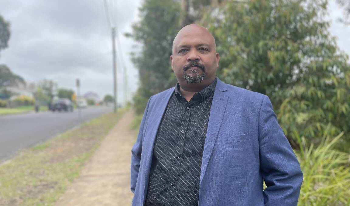 'CHRONIC SITUATION': Deputy president of the NSW Teacher's Association, Henry Rajendra, addressed the crowd of Shoalhaven teachers and said the amount of unfilled teacher vacancies across the area is 'not good enough'. 