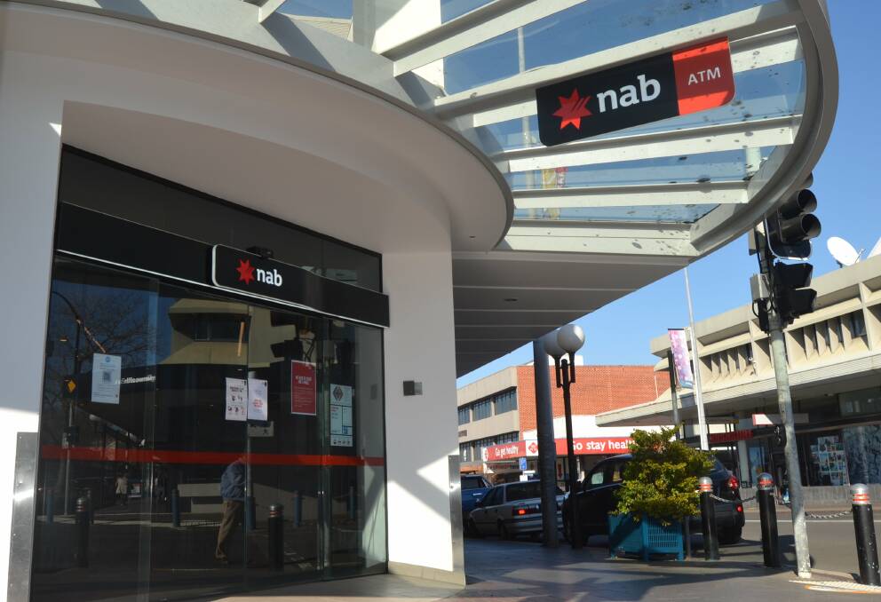 OTHER BRANCHES OPEN: A staff member was turning away customers advising them to visit the Berry, Sussex Inlet or Kiama NAB branches while the store is shut.