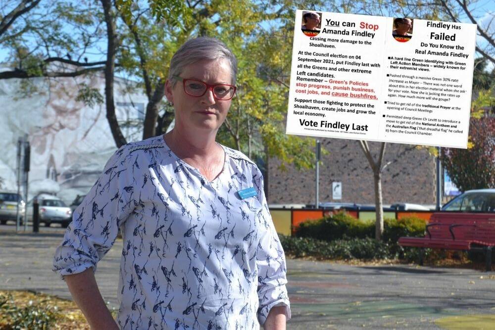 SMEAR CAMPAIGN: In July, outgoing Cr Andrew Guile dropped 'Findley has Failed' flyers into letterboxes in the Shoalhaven, which the Mayor labelled "fake news".