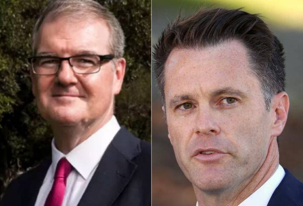 Michael Daley (left) and Chris Minns appear to be the front-runners for the Labor leadership.