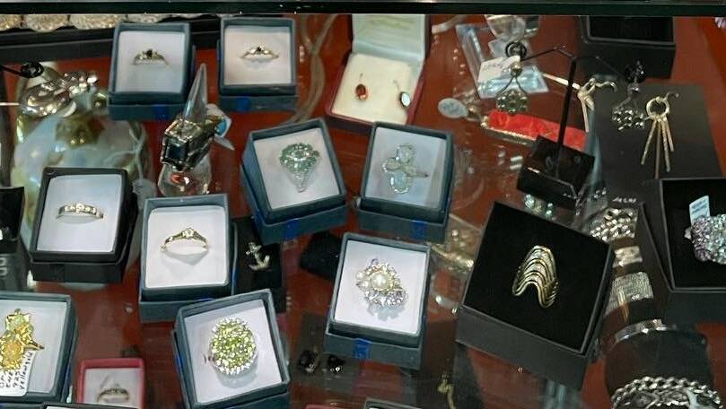 $100,000 worth of jewellery was allegedly stolen from Eden Antiques, Collectables & Old Wares. Picture by Eden Antiques, Collectables & Old Wares.