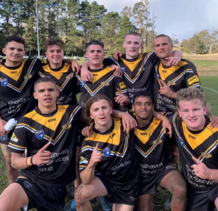 GUTSY WIN: The U18s Nowra-Bomaderry Jets after their victory against the Southern Highlands Storm. Picture: SUPPLIED