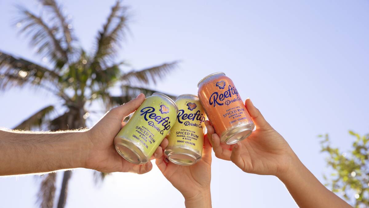 REEFTIP DRINKS CO: The taste is the only thing good about the new eco-assisting drinks brand. Picture: Supplied. 