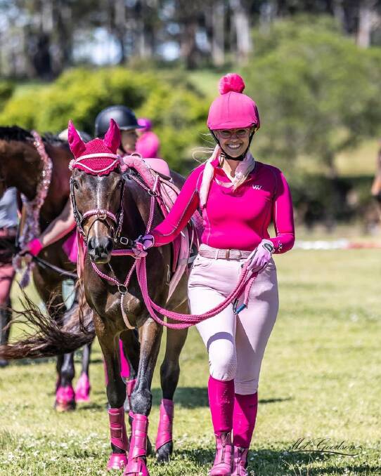 Riders were decked out in as much pink as possible for the event. Picture by Judy Sweeney 