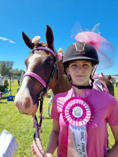 Riders were dressed to impress in their finest pink ensemble. Picture by Judy Sweeney 