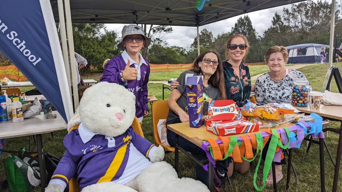 Nowra Christian School Prime Movers team on deck at the 2023 Nowra Relay for Life, the team has raised $5442 for Cancer Council. Picture by Sam Baker.